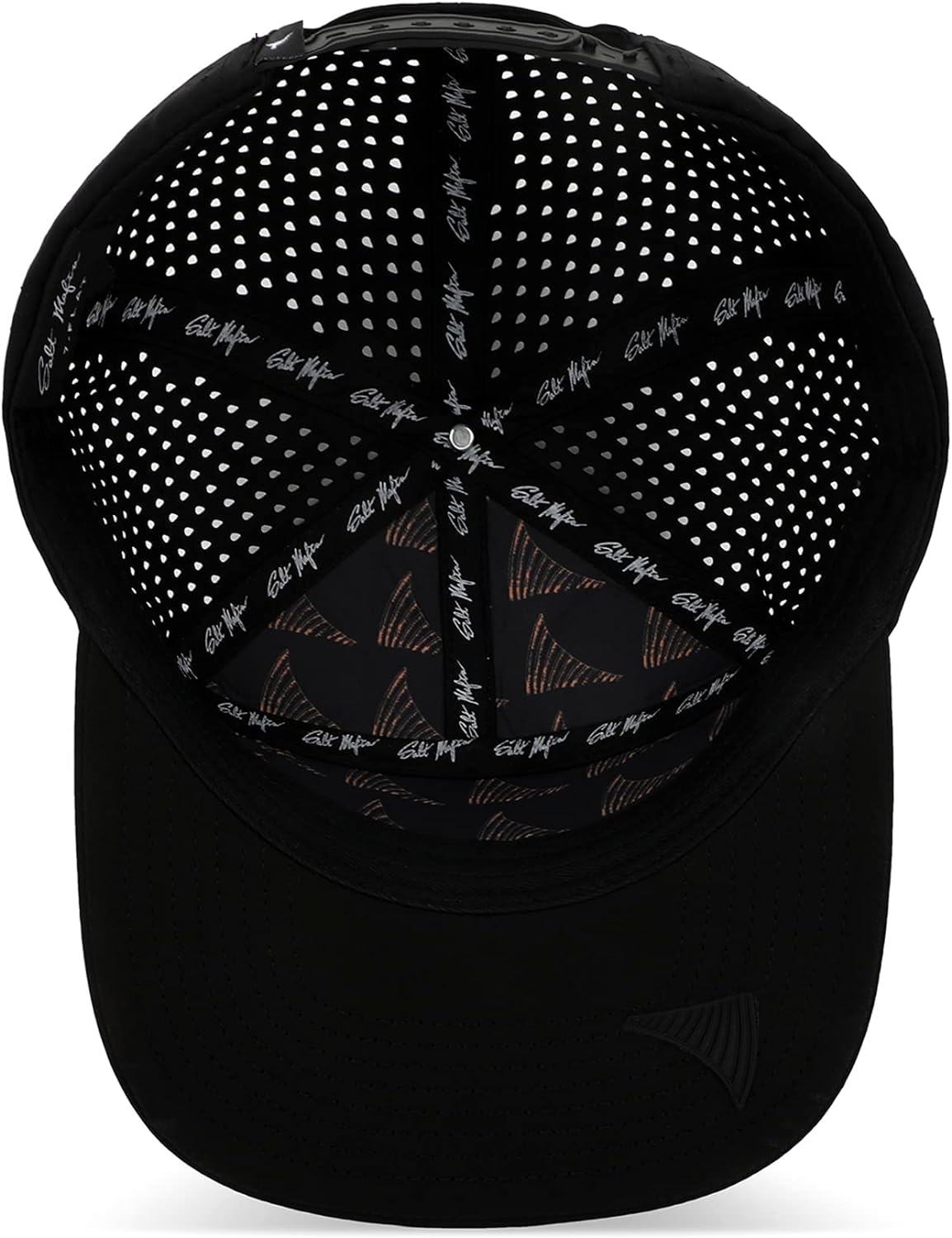 Salt Mafia 7-Panel Flat Brim Water-Resistant Performance Snap Back Hat - Image 2